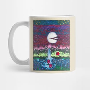 Moonlit Waterfall Mug